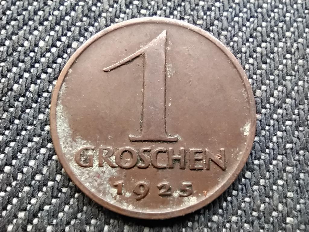 Ausztria bronz 1 Groschen 1925