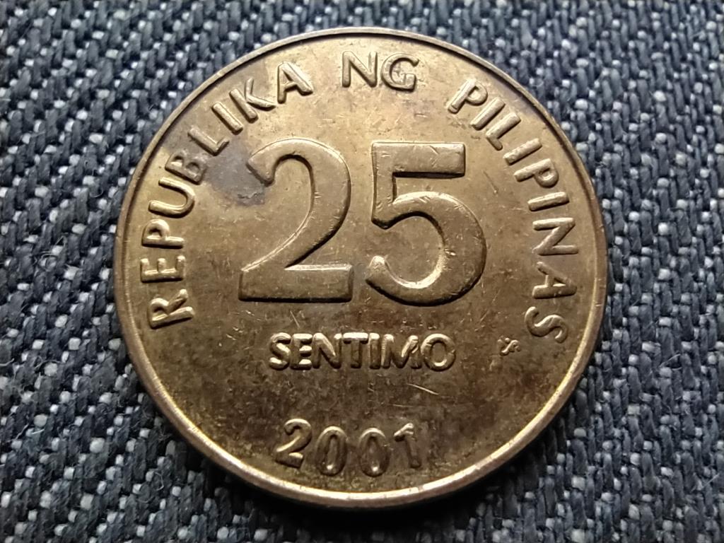 Fülöp-szigetek 25 sentimo 2001