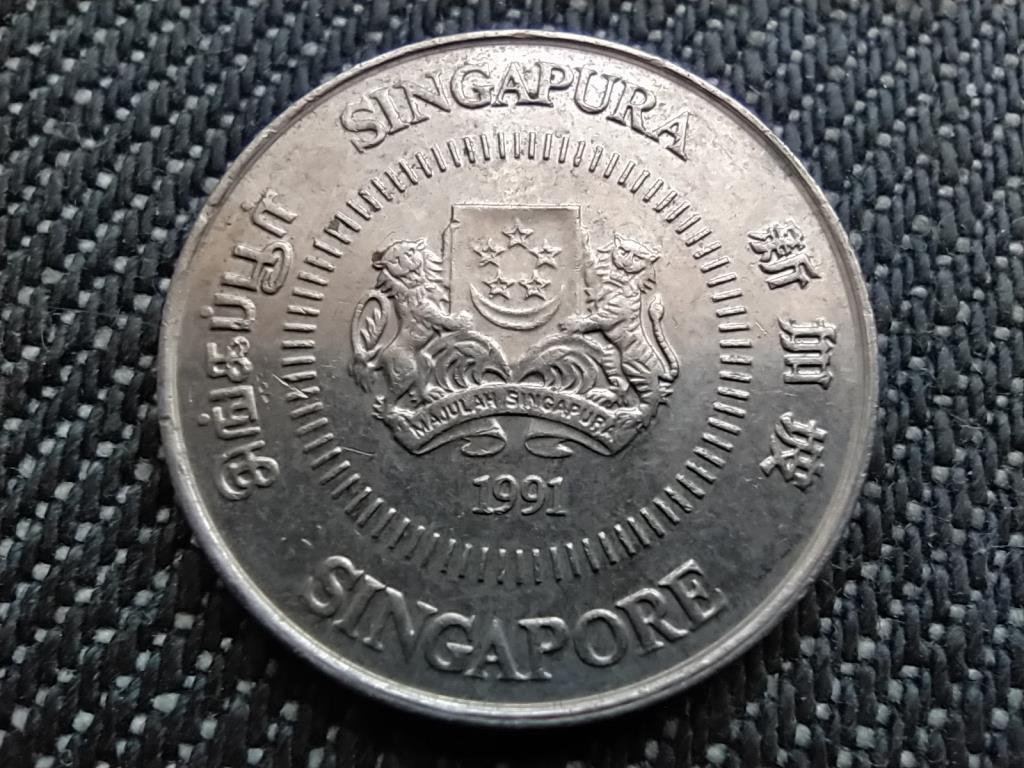 Szingapúr szalag felfelé 10 cent 1991