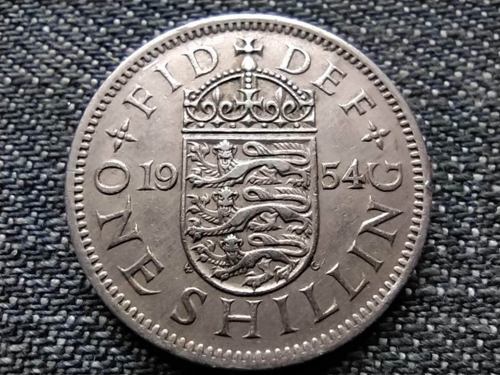 Anglia II. Erzsébet (1952-) 1 Shilling 1954