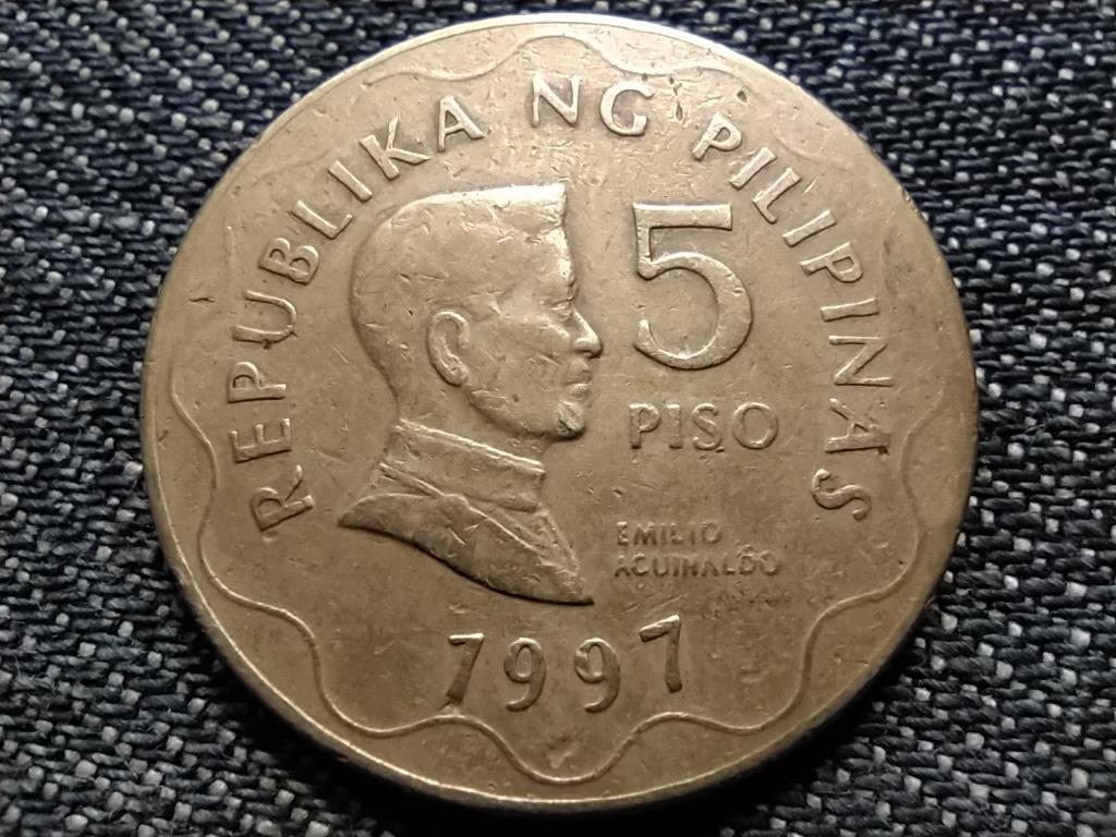 Fülöp-szigetek Emilio Aguinaldo 5 peso 1997