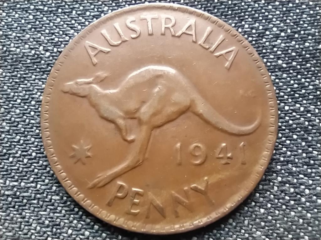 Ausztrália VI. György (1936-1952) 1 Penny 1941