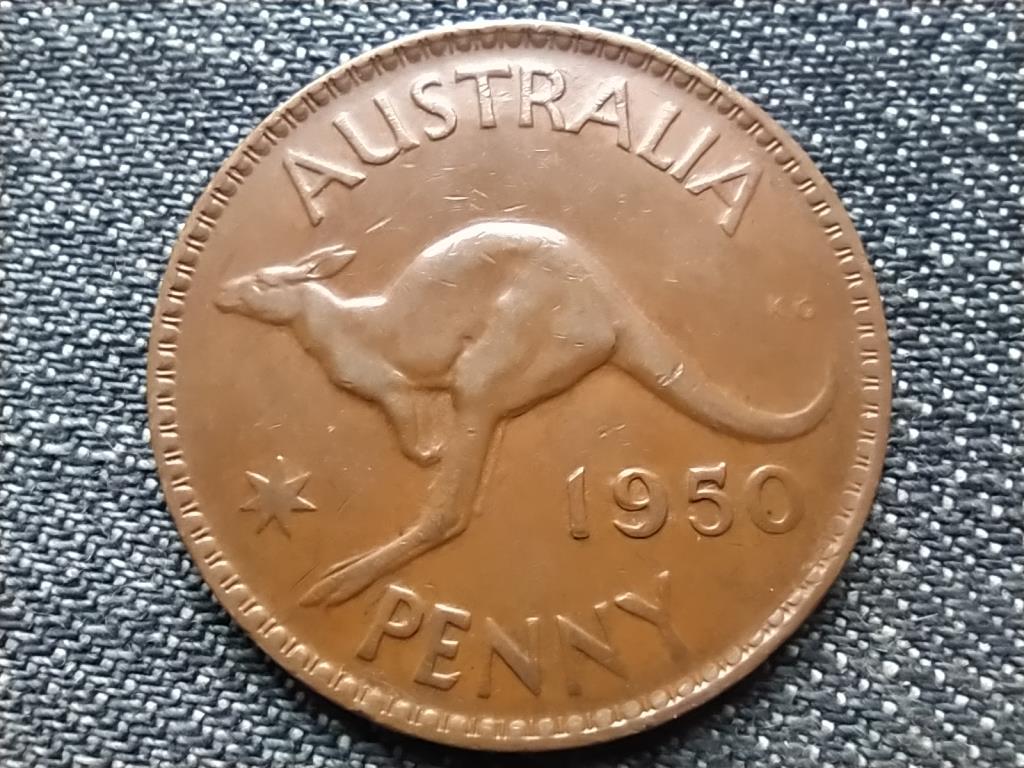 Ausztrália VI. György (1936-1952) 1 Penny 1950
