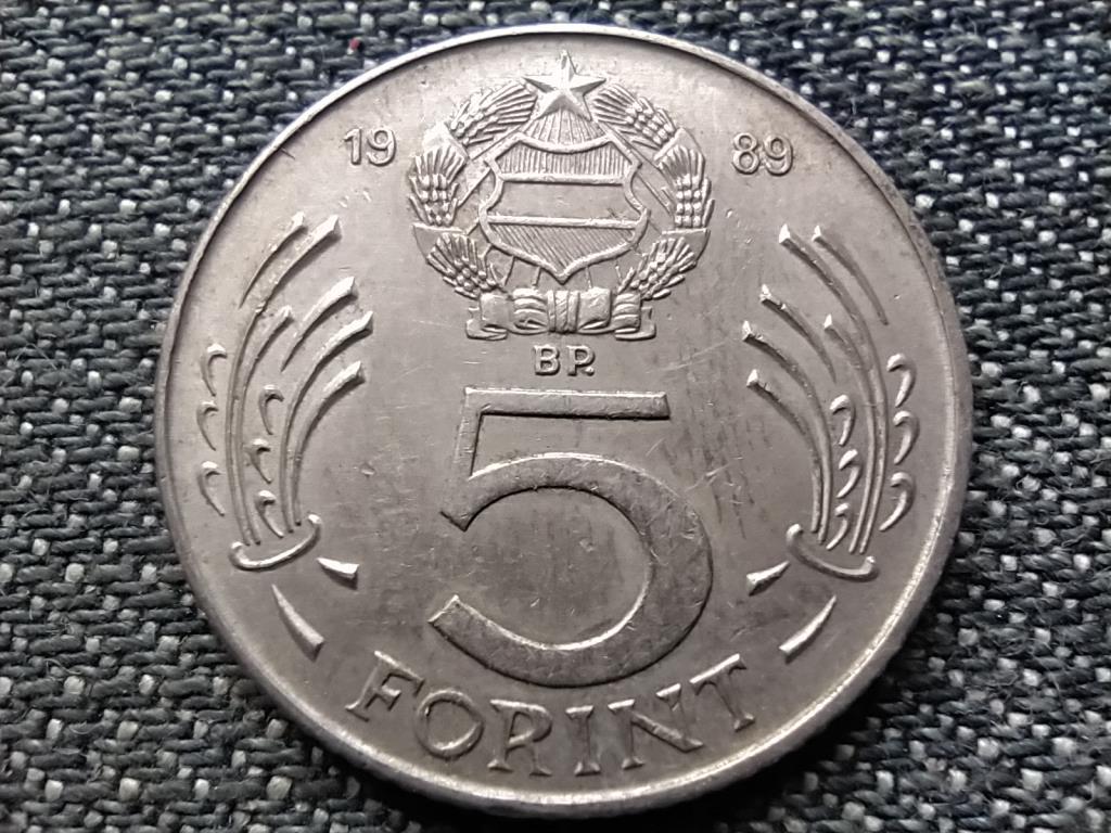 Népköztársaság (1949-1989) 5 Forint 1989 BP