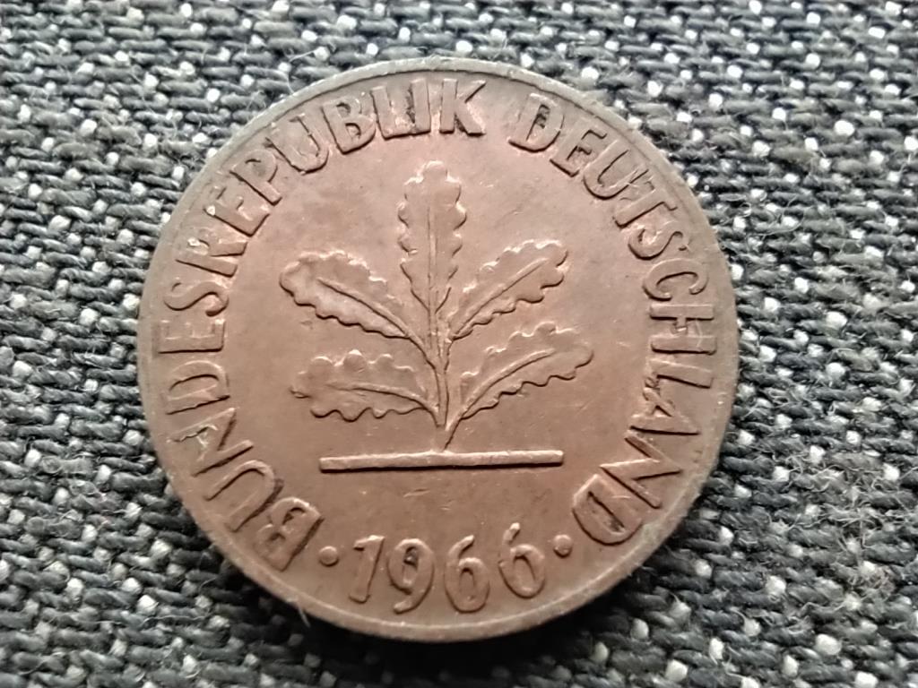 Németország NSZK (1949-1990) 1 Pfennig 1966 D