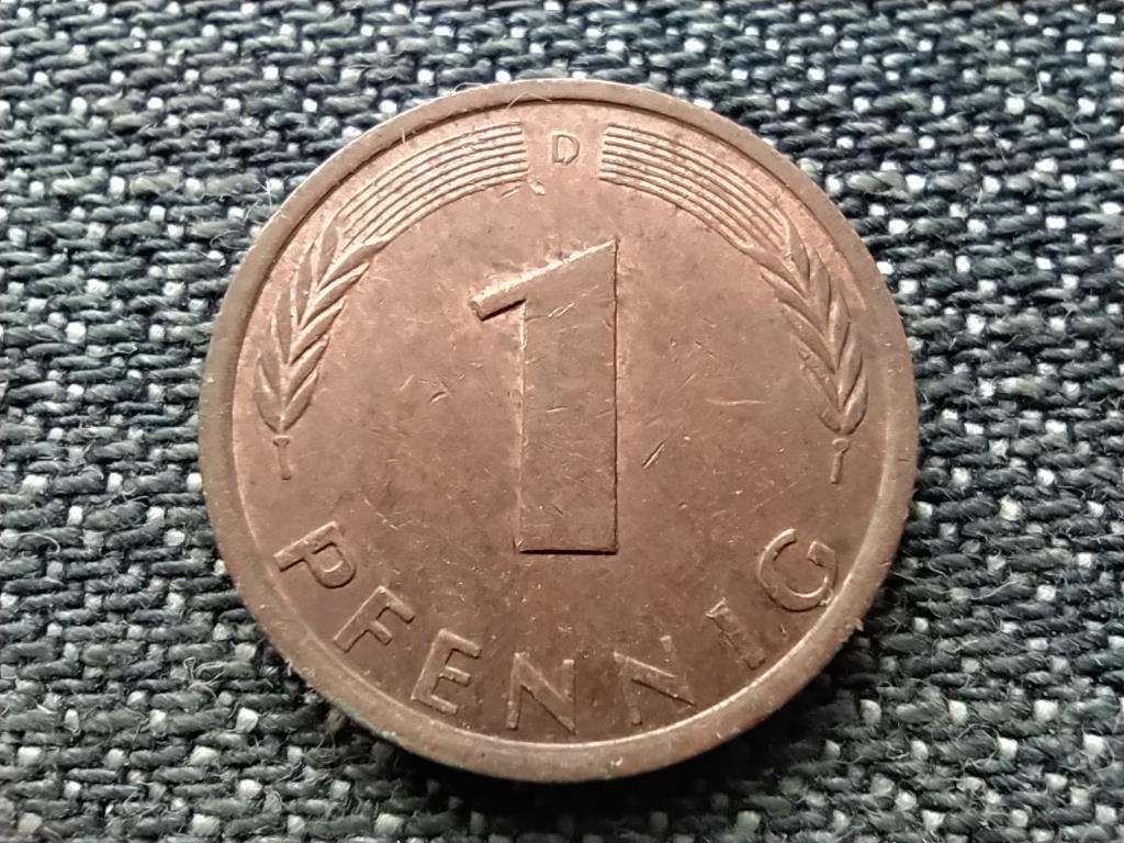 Németország NSZK (1949-1990) 1 Pfennig 1971 D