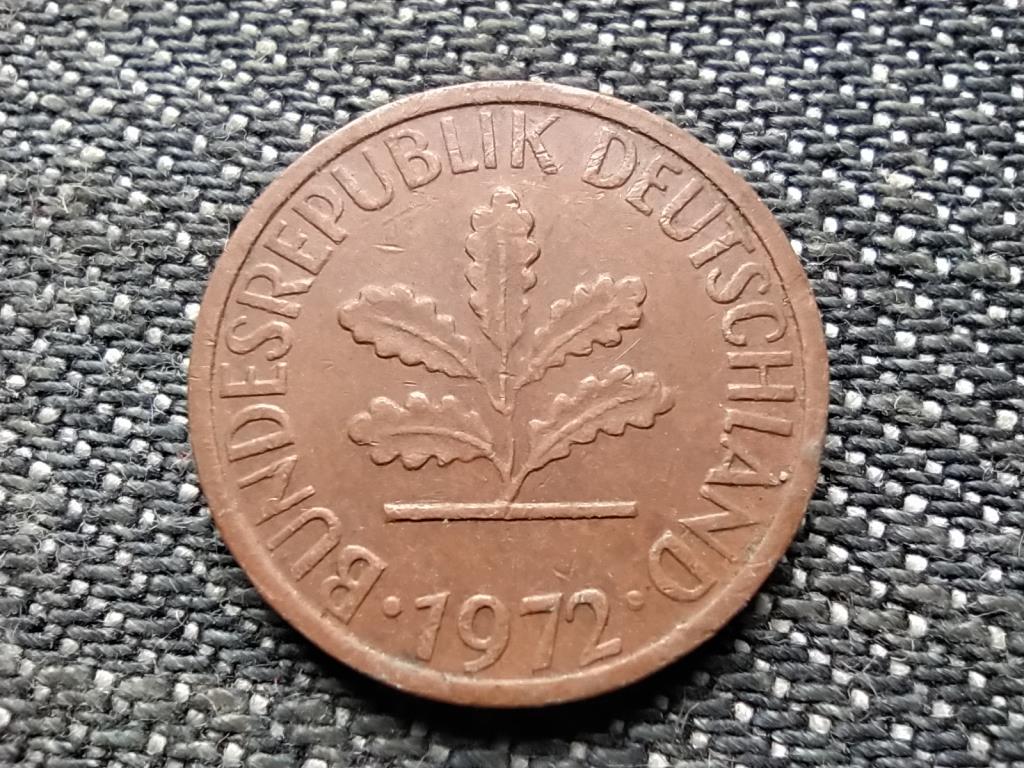 Németország NSZK (1949-1990) 1 Pfennig 1972 F