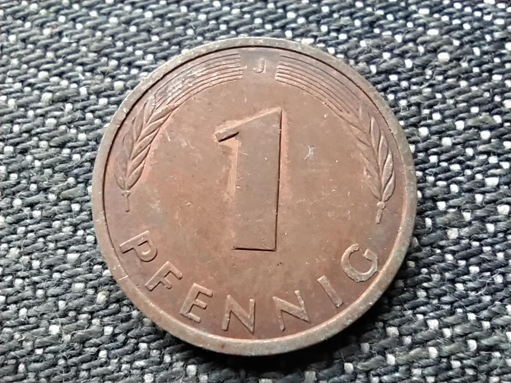 Németország NSZK (1949-1990) 1 Pfennig 1980 J