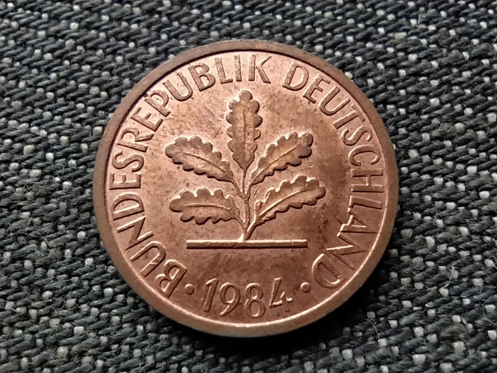 Németország NSZK (1949-1990) 1 Pfennig 1984 F