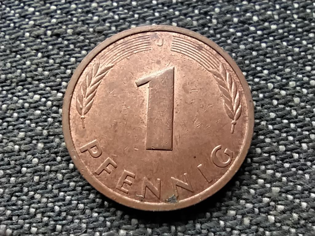 Németország NSZK (1949-1990) 1 Pfennig 1984 J