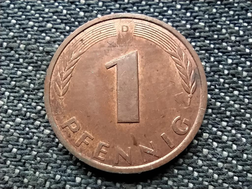 Németország 1 Pfennig 1991 D