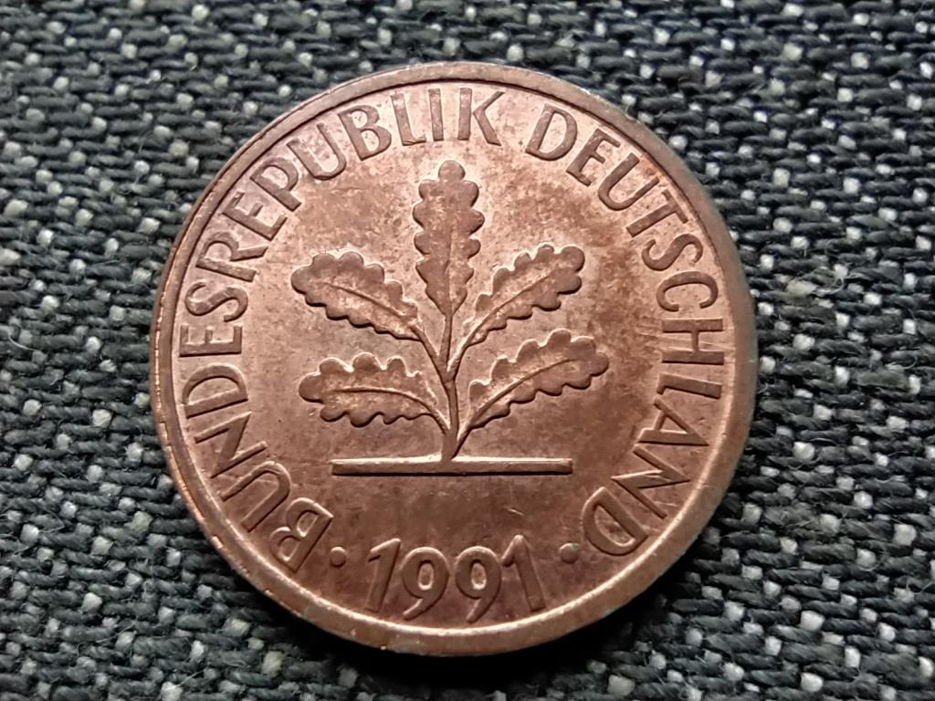 Németország 1 Pfennig 1991 F