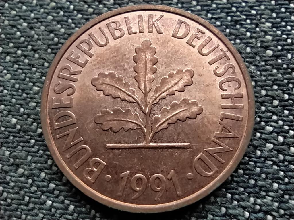 Németország 2 Pfennig 1991 D