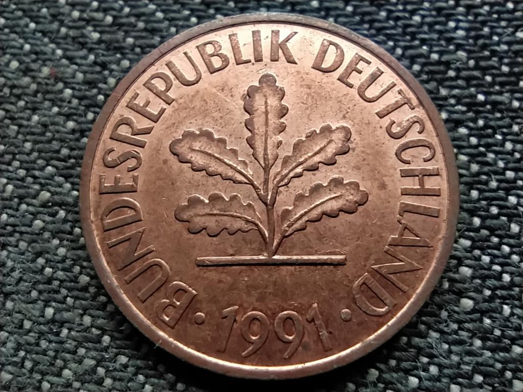 Németország 2 Pfennig 1991 G
