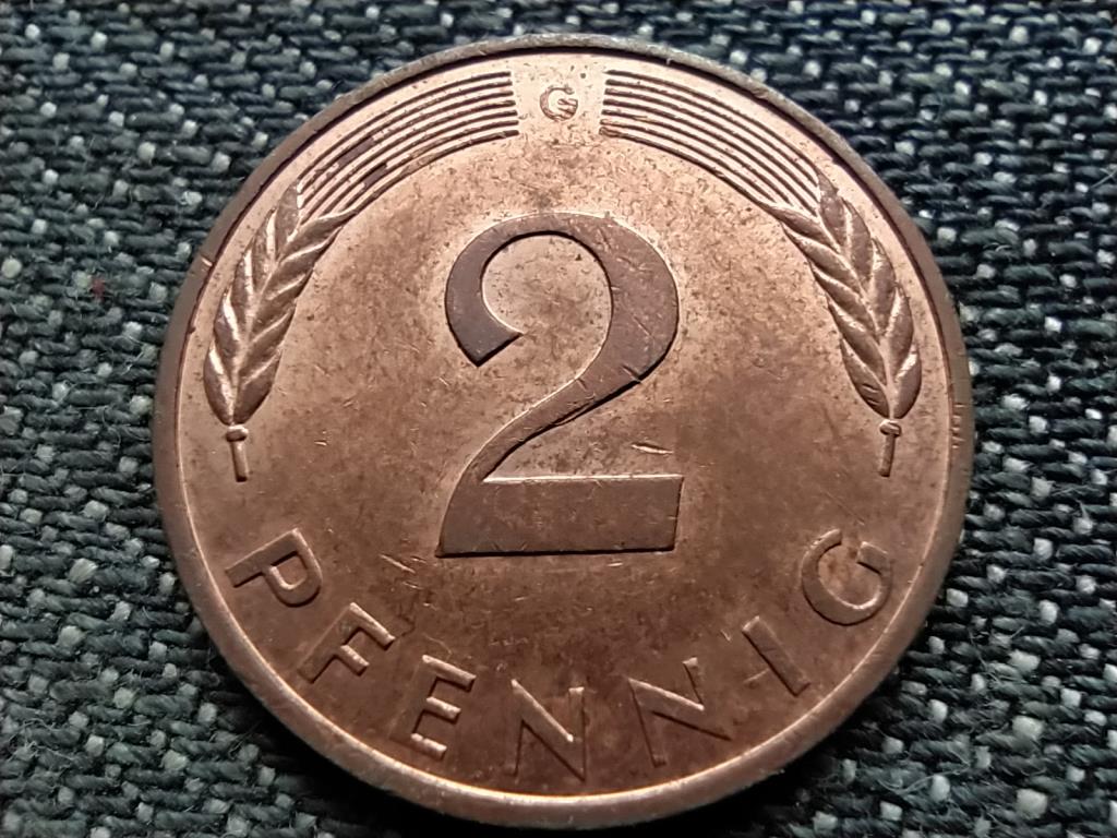 Németország 2 Pfennig 1991 G