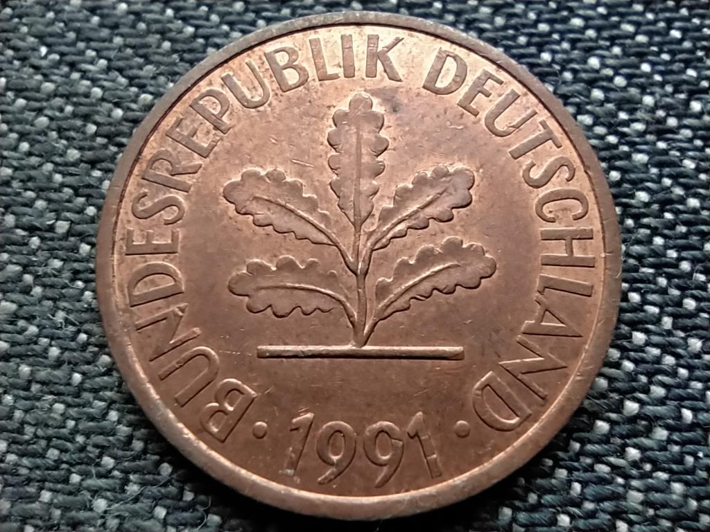 Németország 2 Pfennig 1991 J