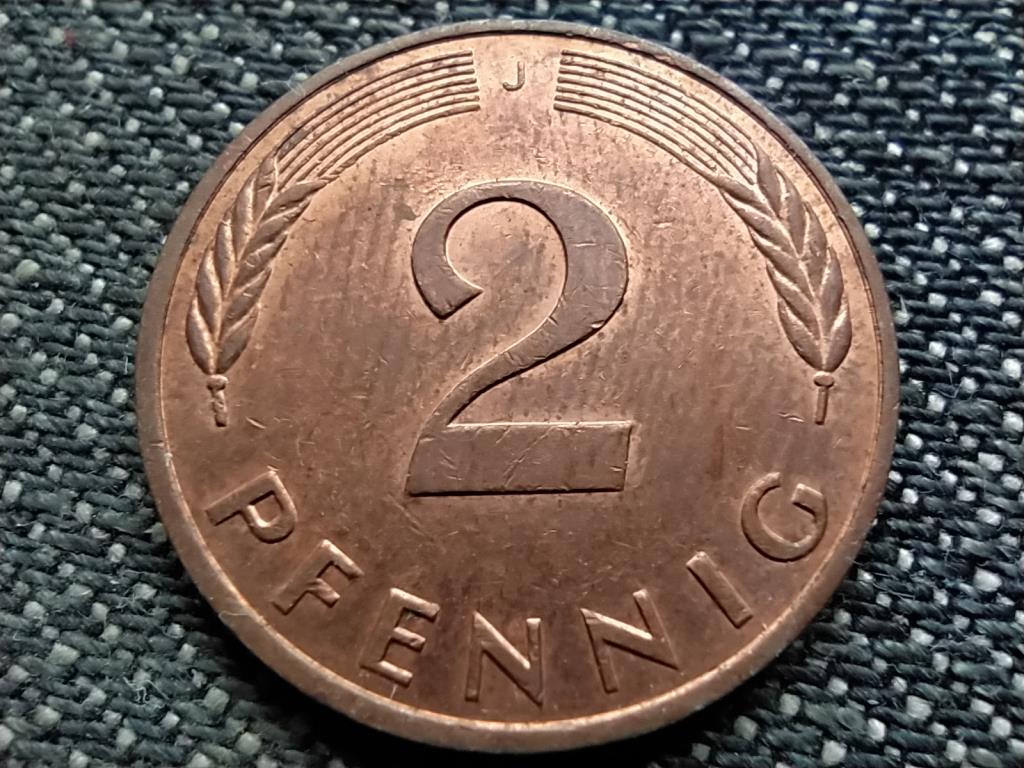 Németország 2 Pfennig 1991 J