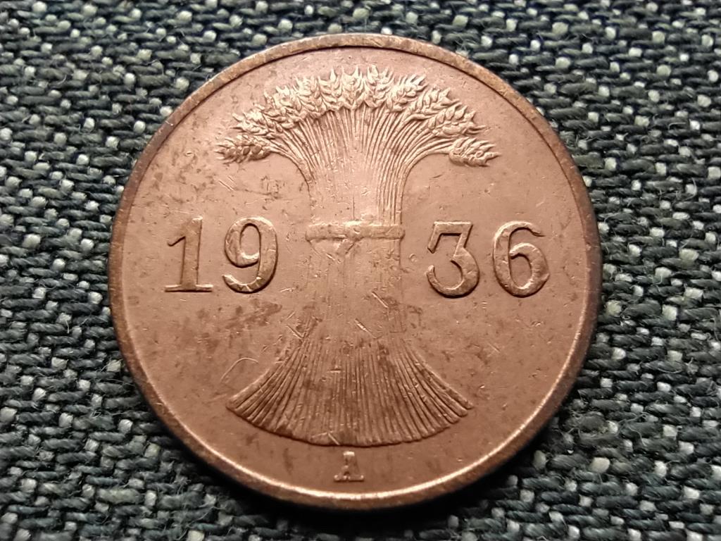 Németország Weimari Köztársaság (1919-1933) 1 Reichspfennig 1936 A