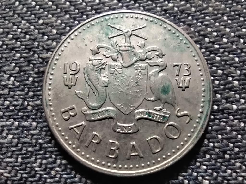 Barbados II. Erzsébet sirály 10 Cent 1973