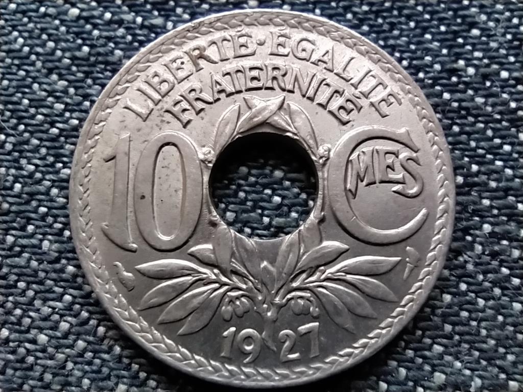 Franciaország Harmadik Köztársaság 10 Centimes 1927