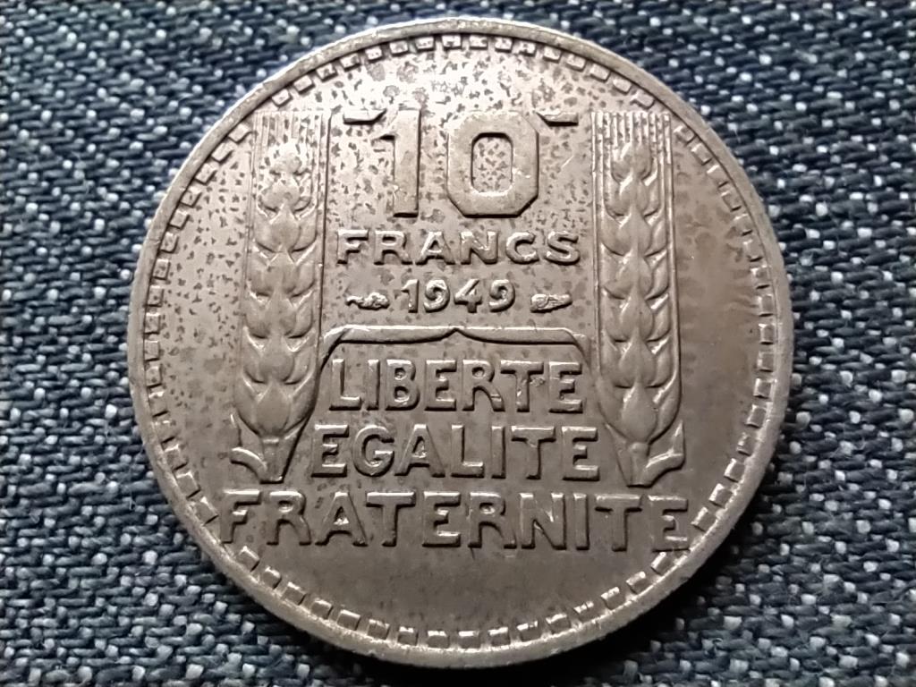 Franciaország Negyedik Köztársaság (1945-1958) 10 frank 1949