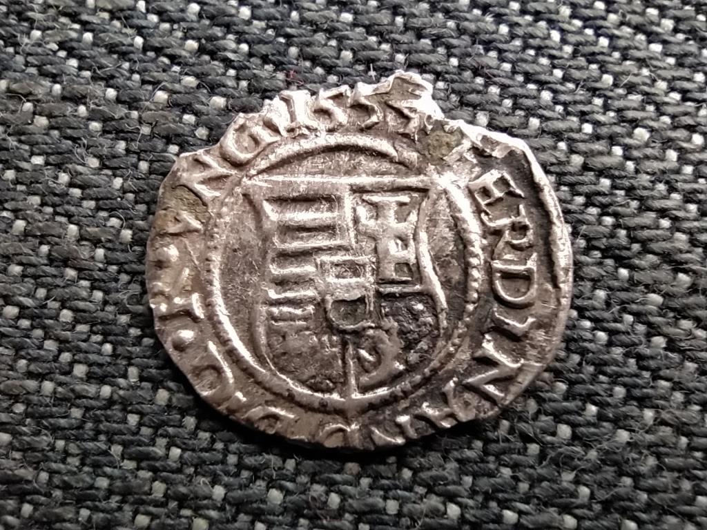 I. Ferdinánd (1526-1564) ezüst Dénár ÉH745 1554 KB