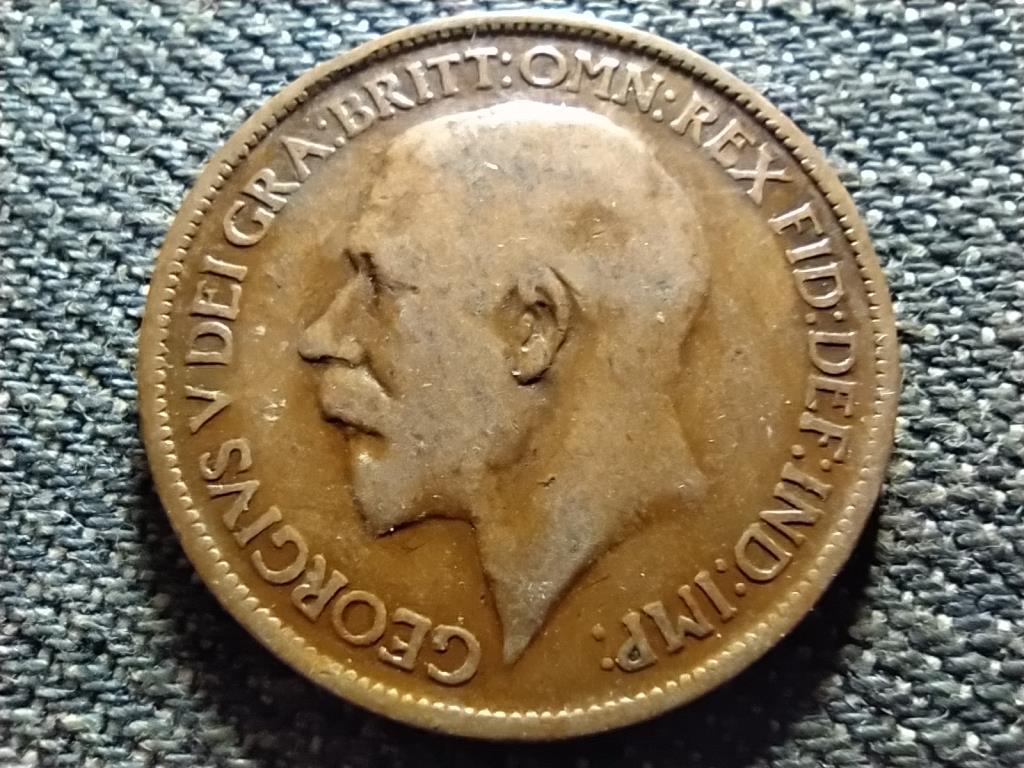 Anglia V. György bronz 1/2 Penny 1920