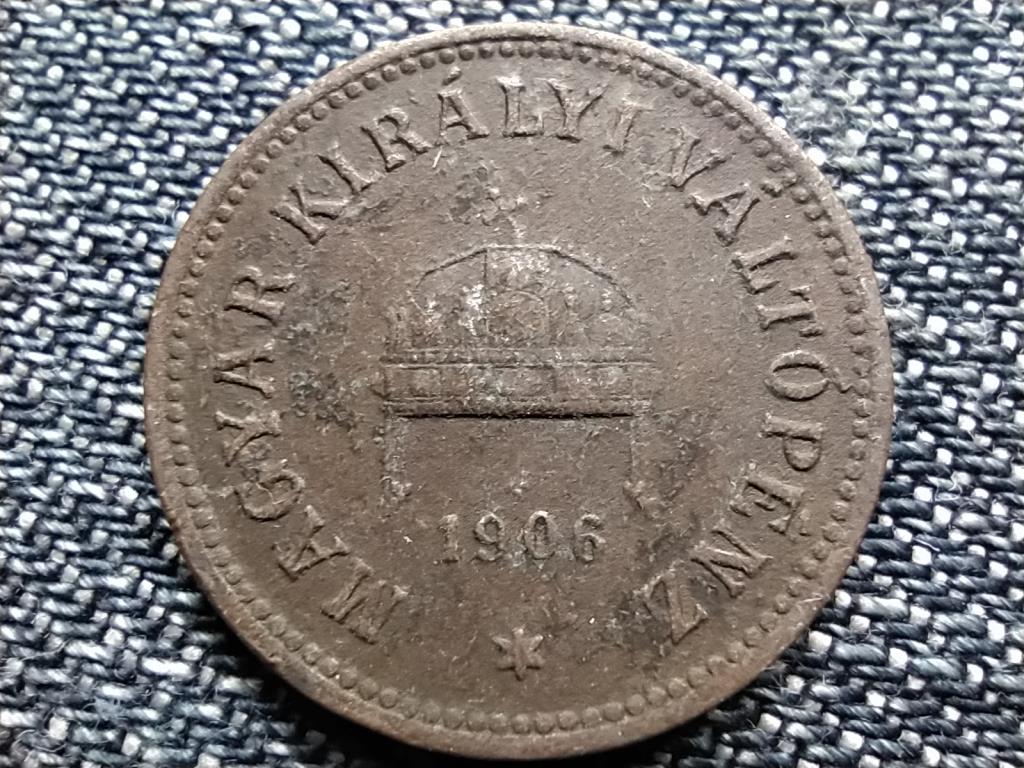 Osztrák-Magyar 2 fillér 1906 KB