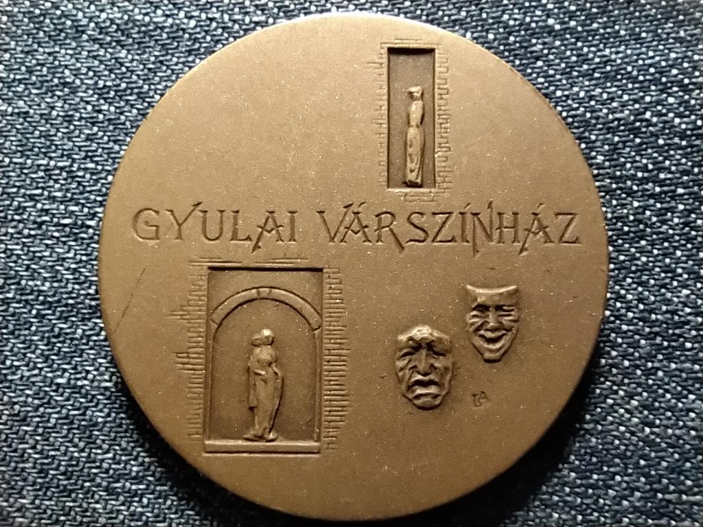 Gyulai Várszínház bronz emlékérem