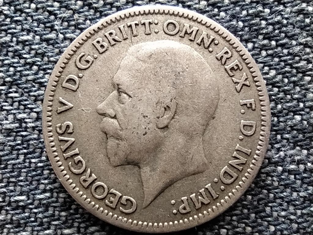 Anglia V. György .500 ezüst 6 Pence 1933