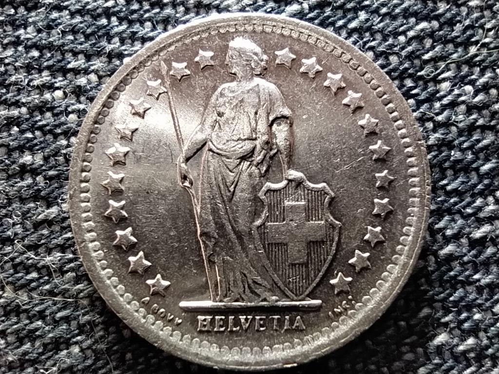 Svájc .835 ezüst 1/2 Frank 1965 B
