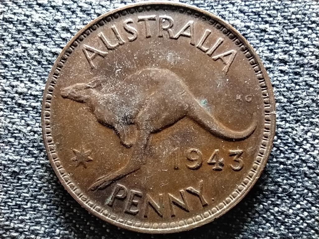 Ausztrália VI. György (1936-1952) 1 Penny 1943 .