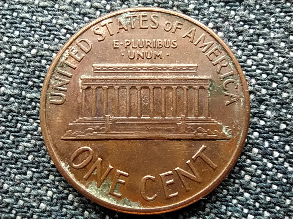 USA Lincoln Emlékmű 1 Cent 1989
