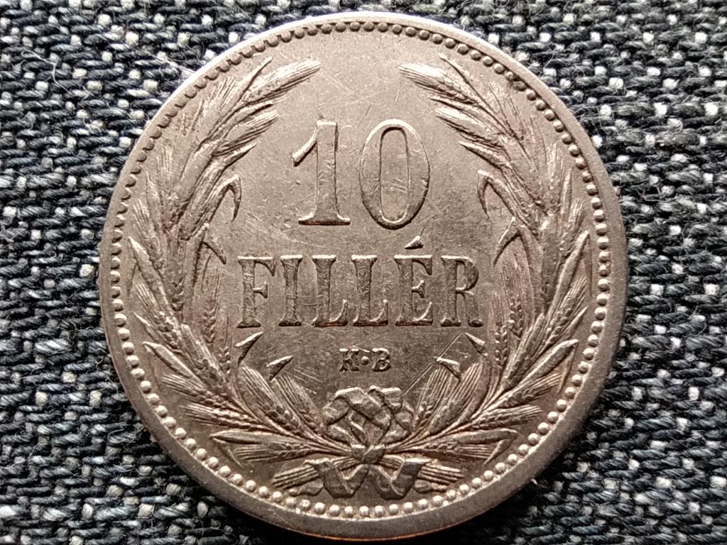 Osztrák-Magyar 10 fillér 1908 KB