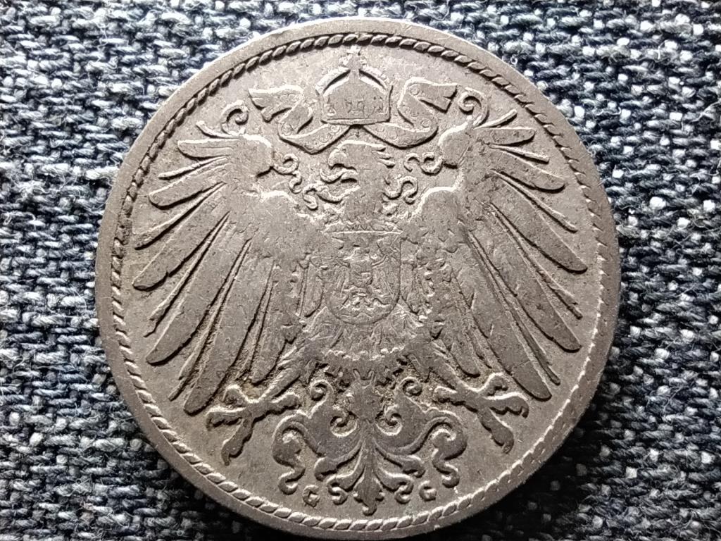 Németország Második Birodalom II. Vilmos (1888-1918) 10 Pfennig 1898 G RITKA