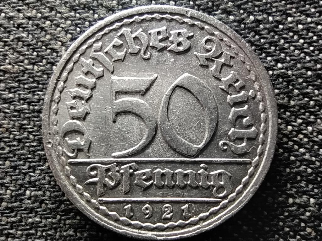 Németország Weimari Köztársaság (1919-1933) 50 Pfennig 1921 A
