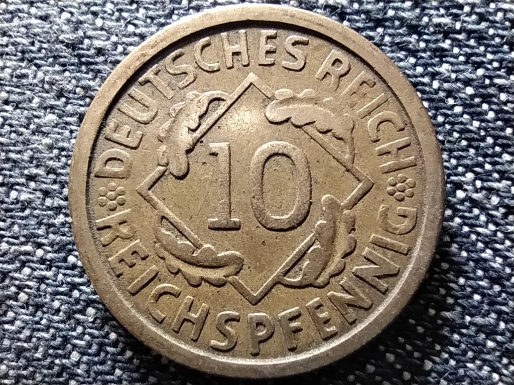 Németország Weimari Köztársaság (1919-1933) 10 Reichspfennig 1925 A