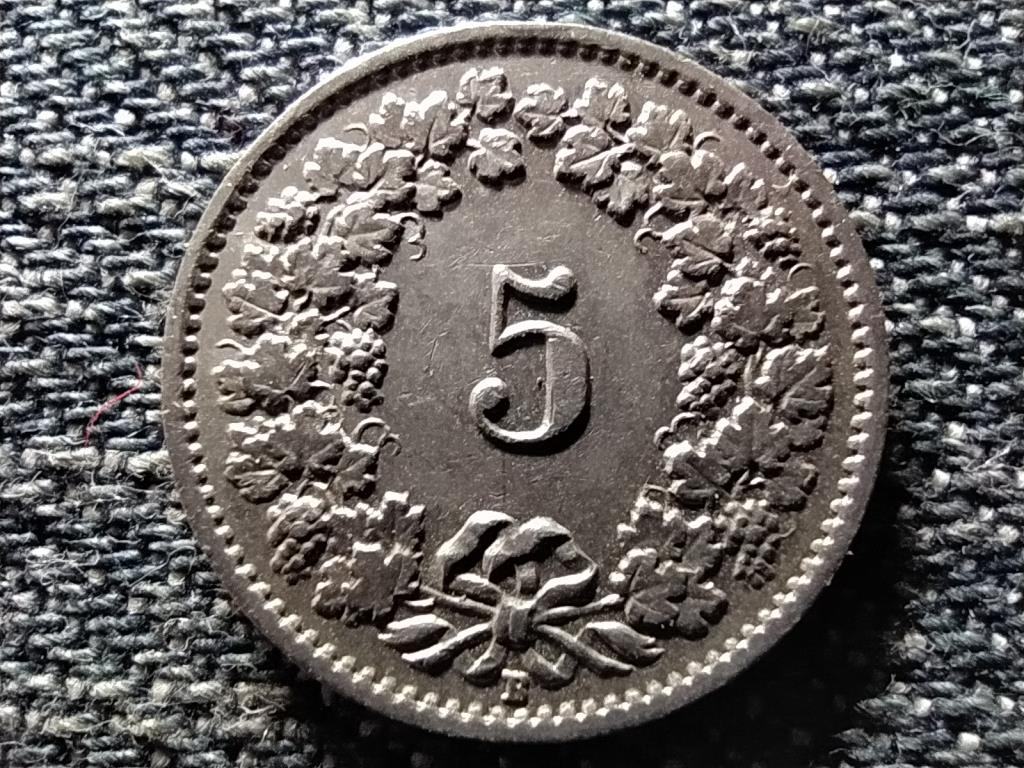 Svájc 5 Rappen 1957 B