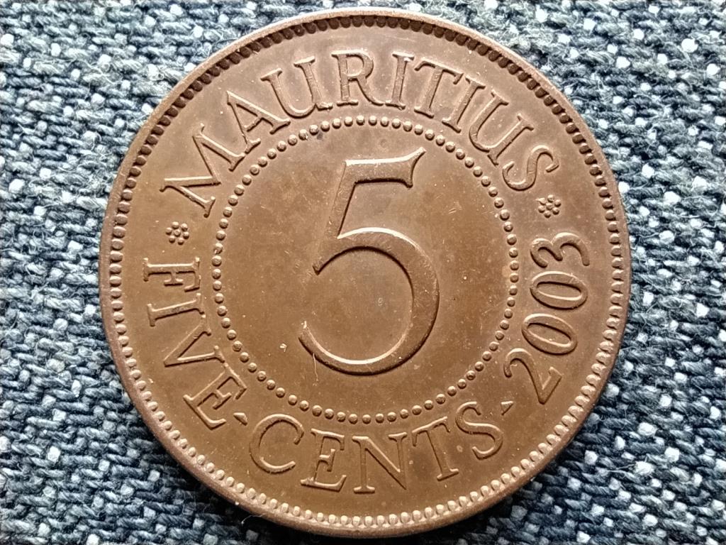 Mauritius 5 cent 2003