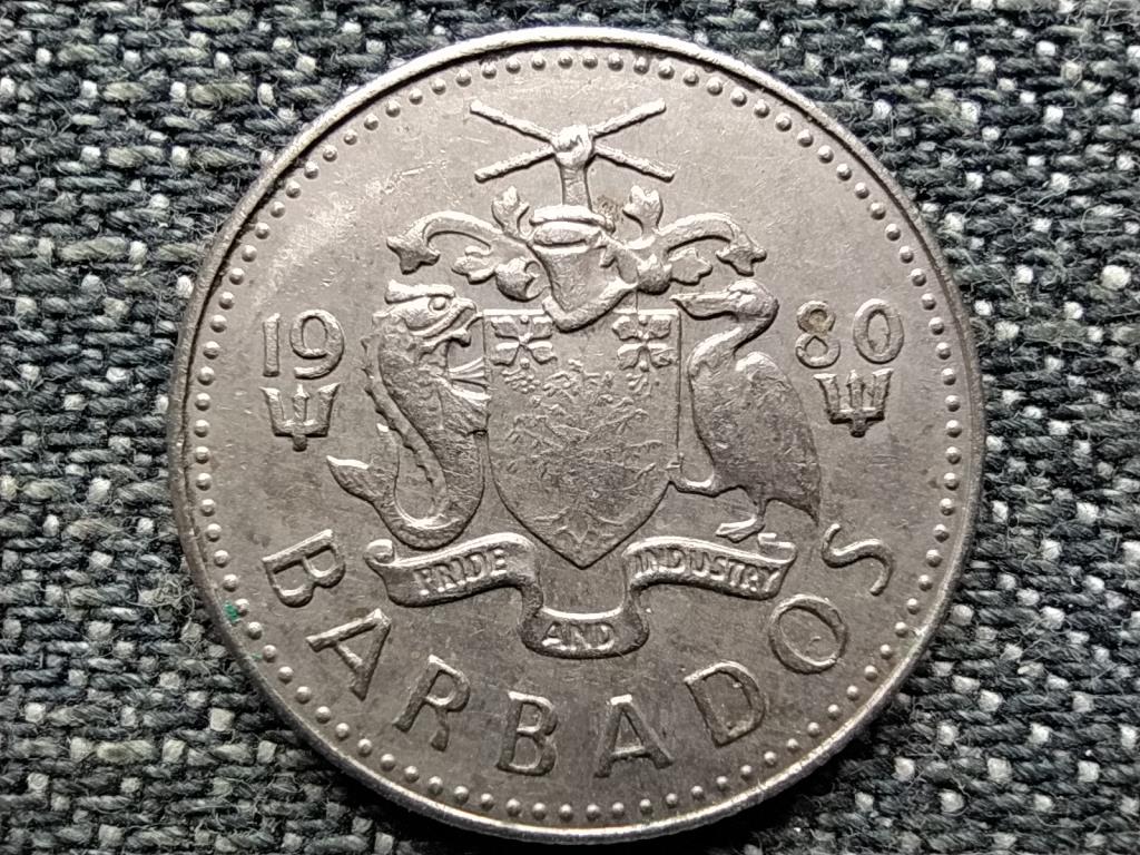 Barbados II. Erzsébet sirály 10 Cent 1980