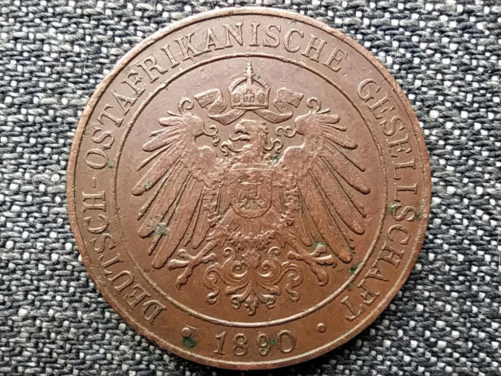Német-Kelet-Afrika II. Vilmos 1 pesa 1890
