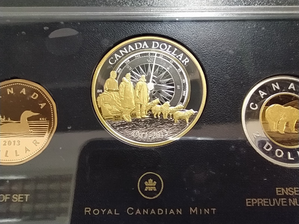 Kanada ezüst forgalmi sor díszdobozban 2013
