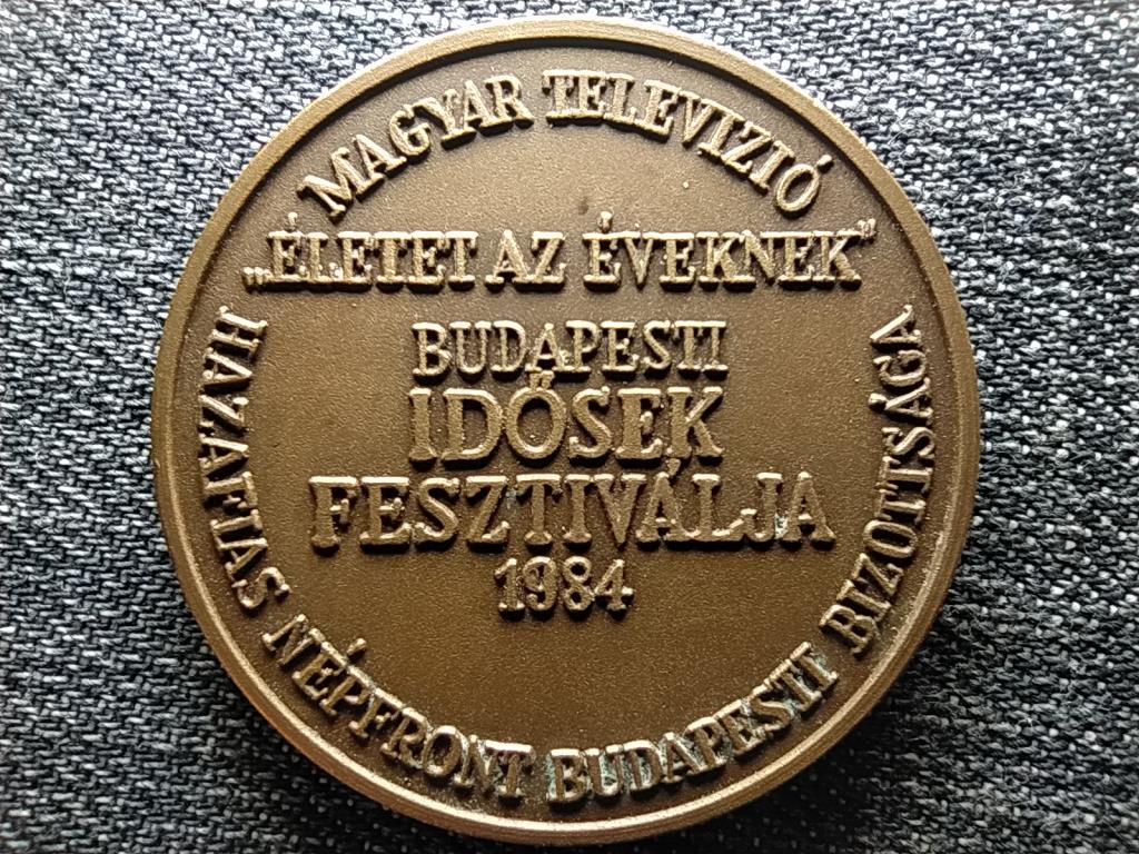 Budapesti Idősek Fesztiválja 1984 bronz érem