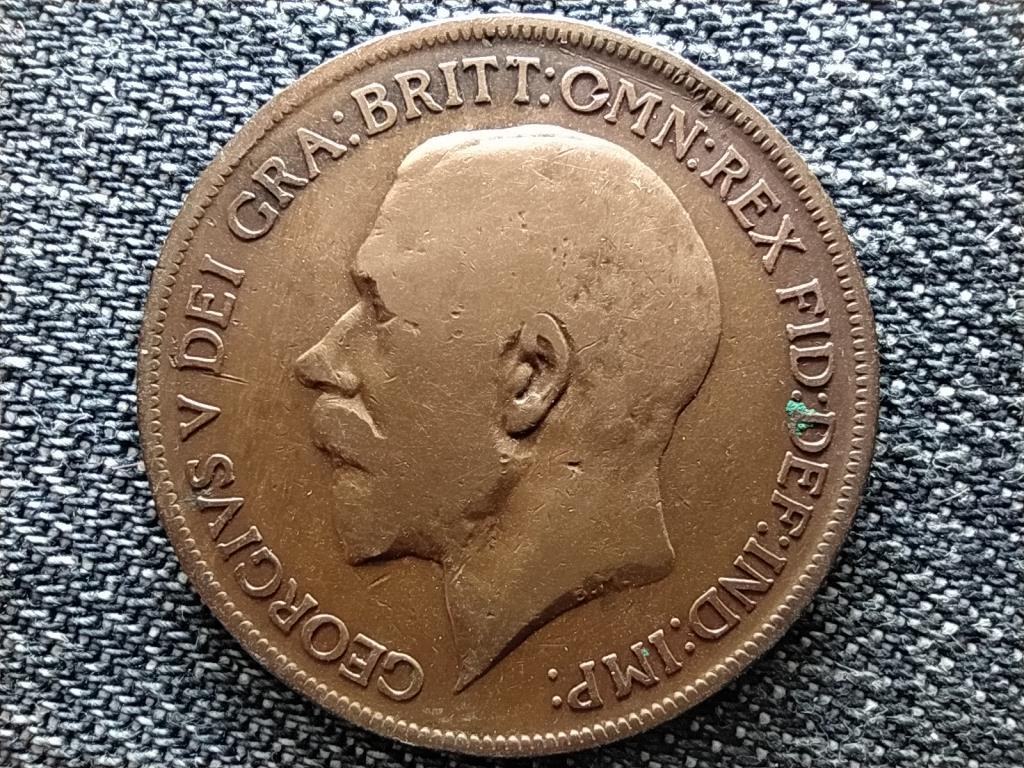 Anglia V. György (1910-1936) 1 Penny 1921