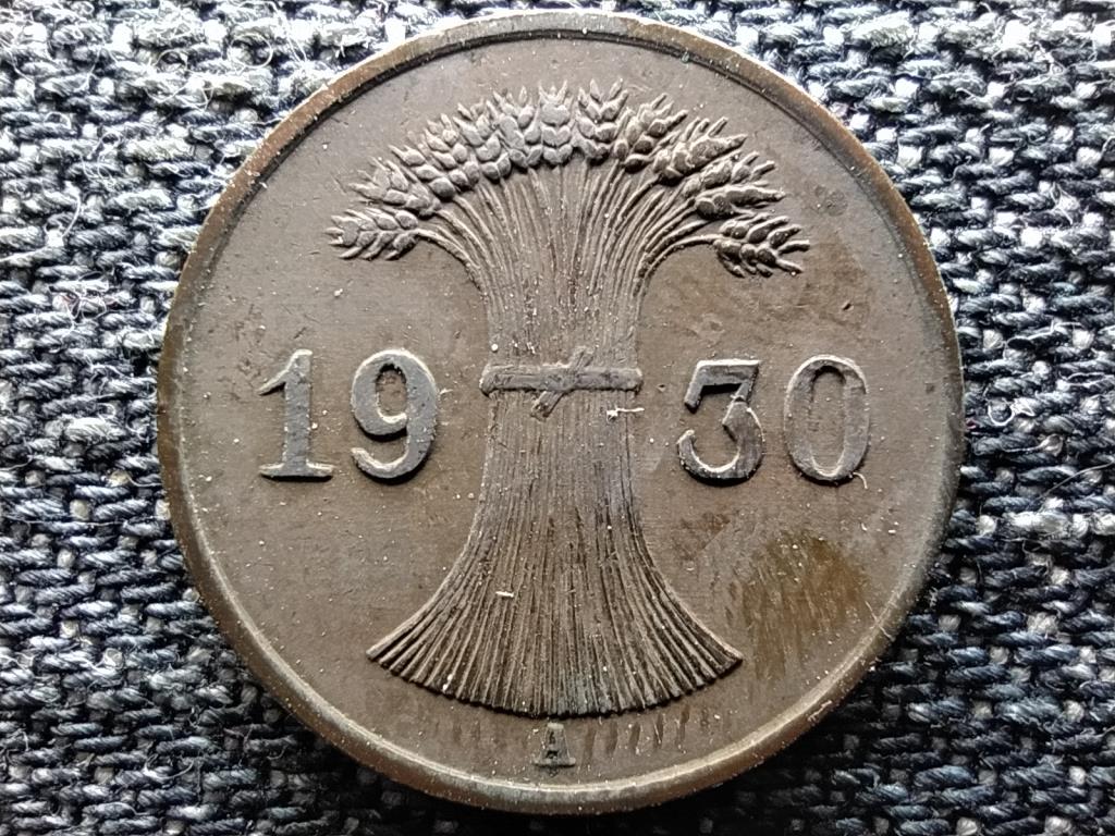 Németország Weimari Köztársaság (1919-1933) 1 Reichspfennig 1930 A
