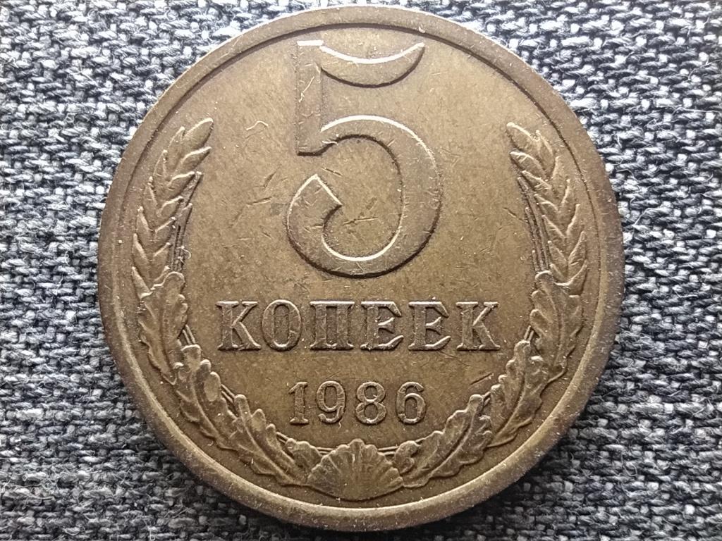 Szovjetunió (1922-1991) 5 Kopek 1986
