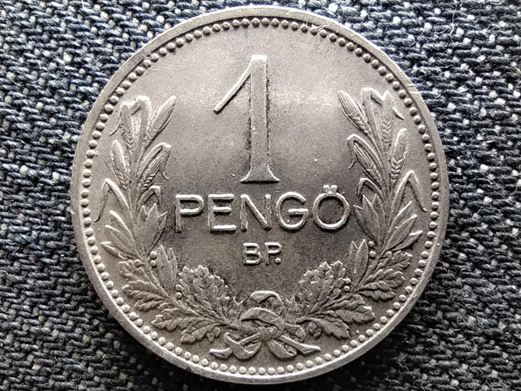 Háború előtti (1920-1940) .640 ezüst 1 Pengő 1938 BP