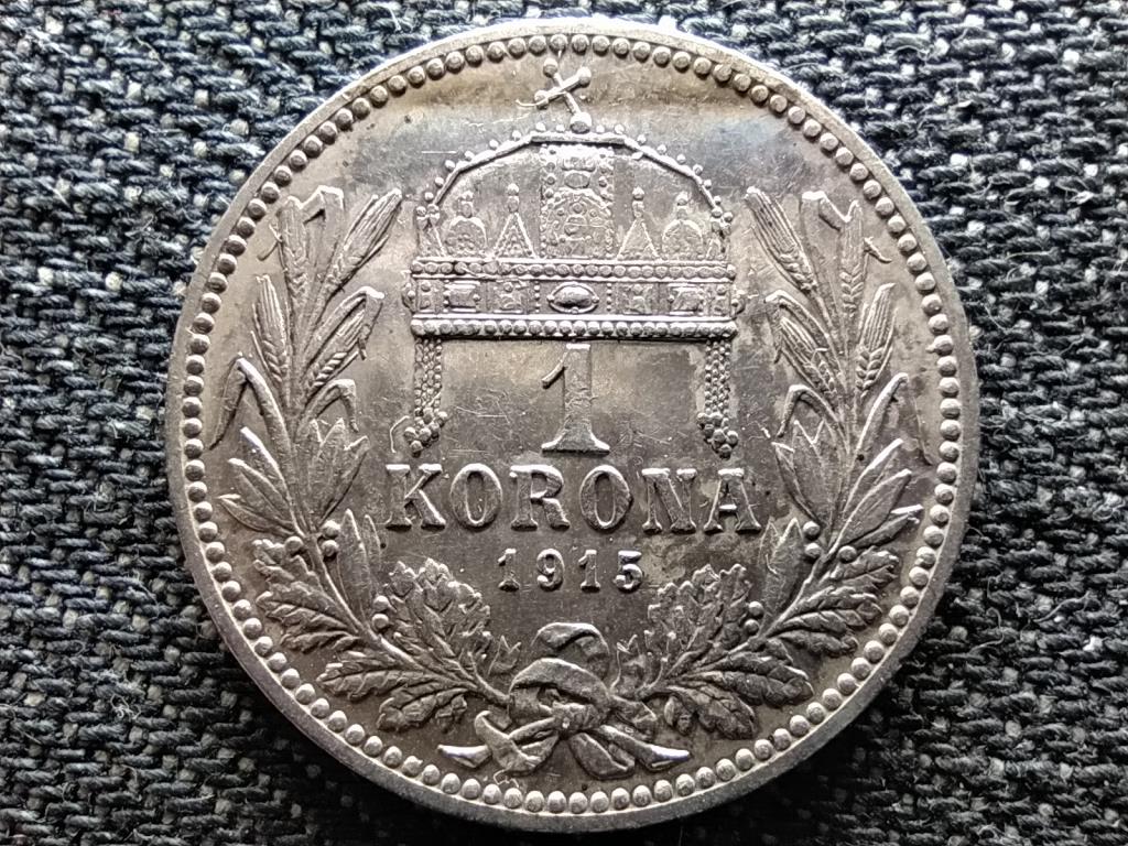 Osztrák-Magyar .835 ezüst 1 Korona 1915 KB