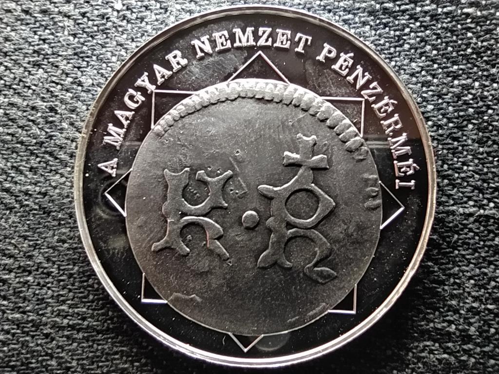 A magyar nemzet pénzérméi Uralkodó nélküli pénz 1439-1440 .999 ezüst PP