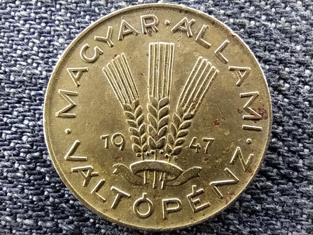 Magyar Állami Váltópénz 20 fillér 1947 BP BU